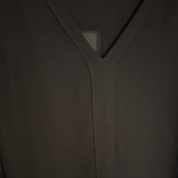 Avenue Black Blouse with Gold Shoulder Details - Picture 5 of 5